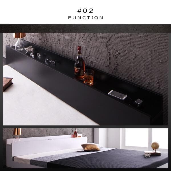 yyフロアベッド Verhill (マットレスセット)セミダブル