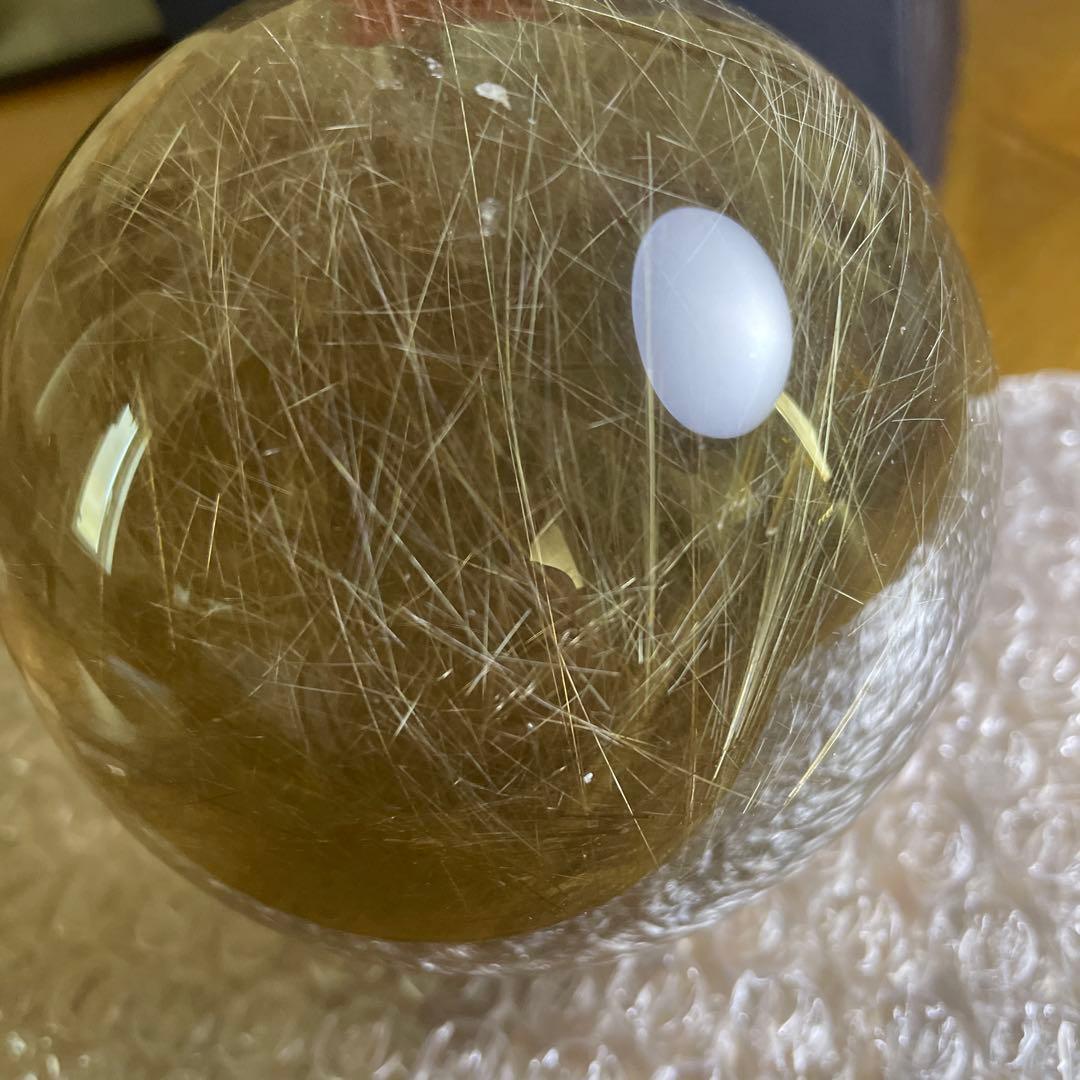 s*i様 (約1kg)ルチルレイテッドクォーツスフィア