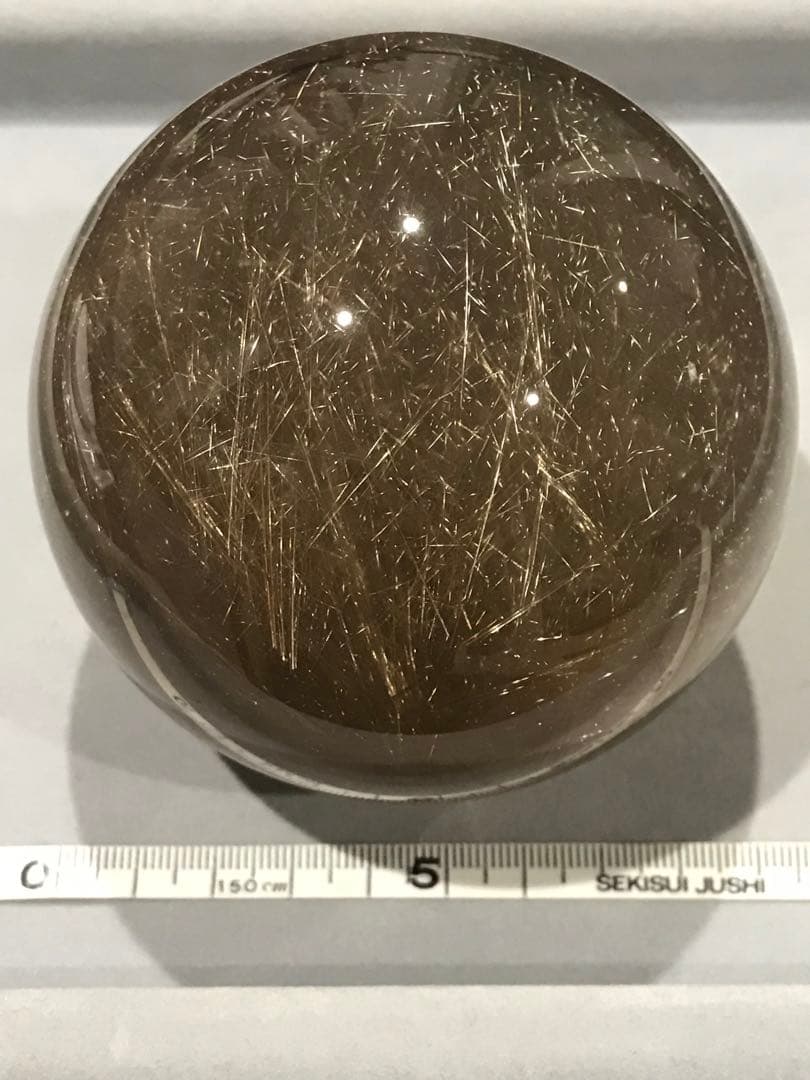 s*i様 (約1kg)ルチルレイテッドクォーツスフィア