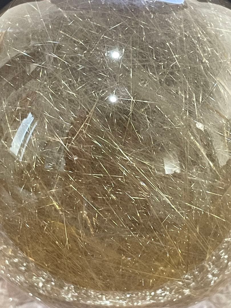 s*i様 (約1kg)ルチルレイテッドクォーツスフィア