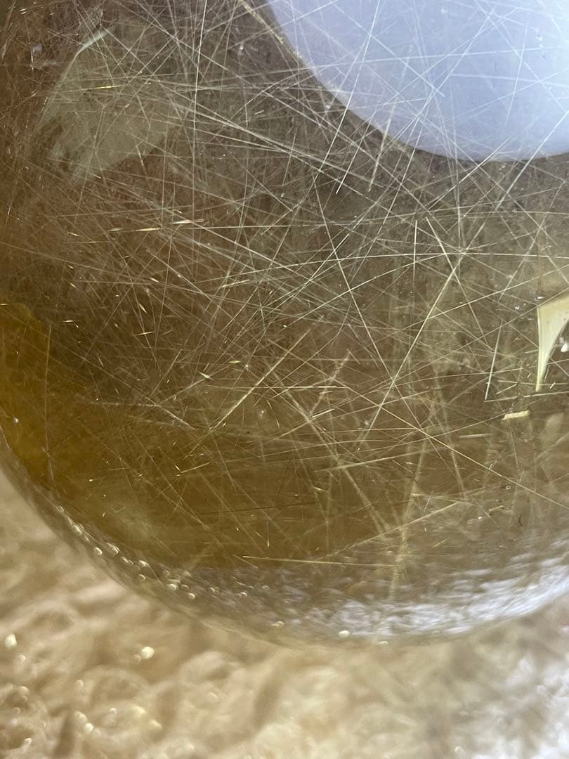 s*i様 (約1kg)ルチルレイテッドクォーツスフィア