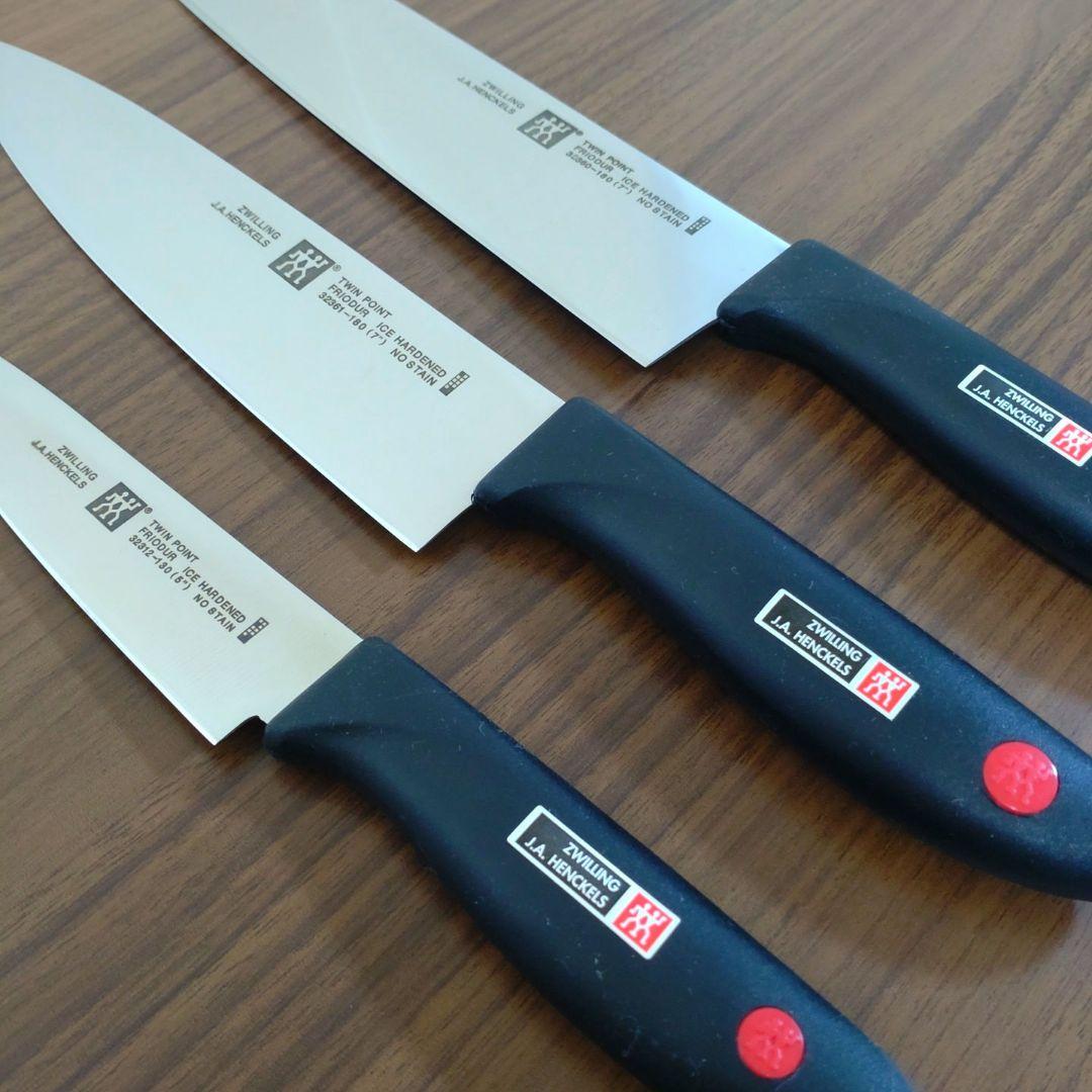 ツヴィリング ツインポイント ナイフブロックセット 三徳包丁 ヘンケルス