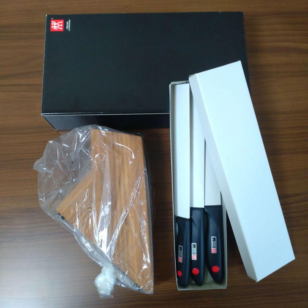 ツヴィリング ツインポイント ナイフブロックセット 三徳包丁 ヘンケルス