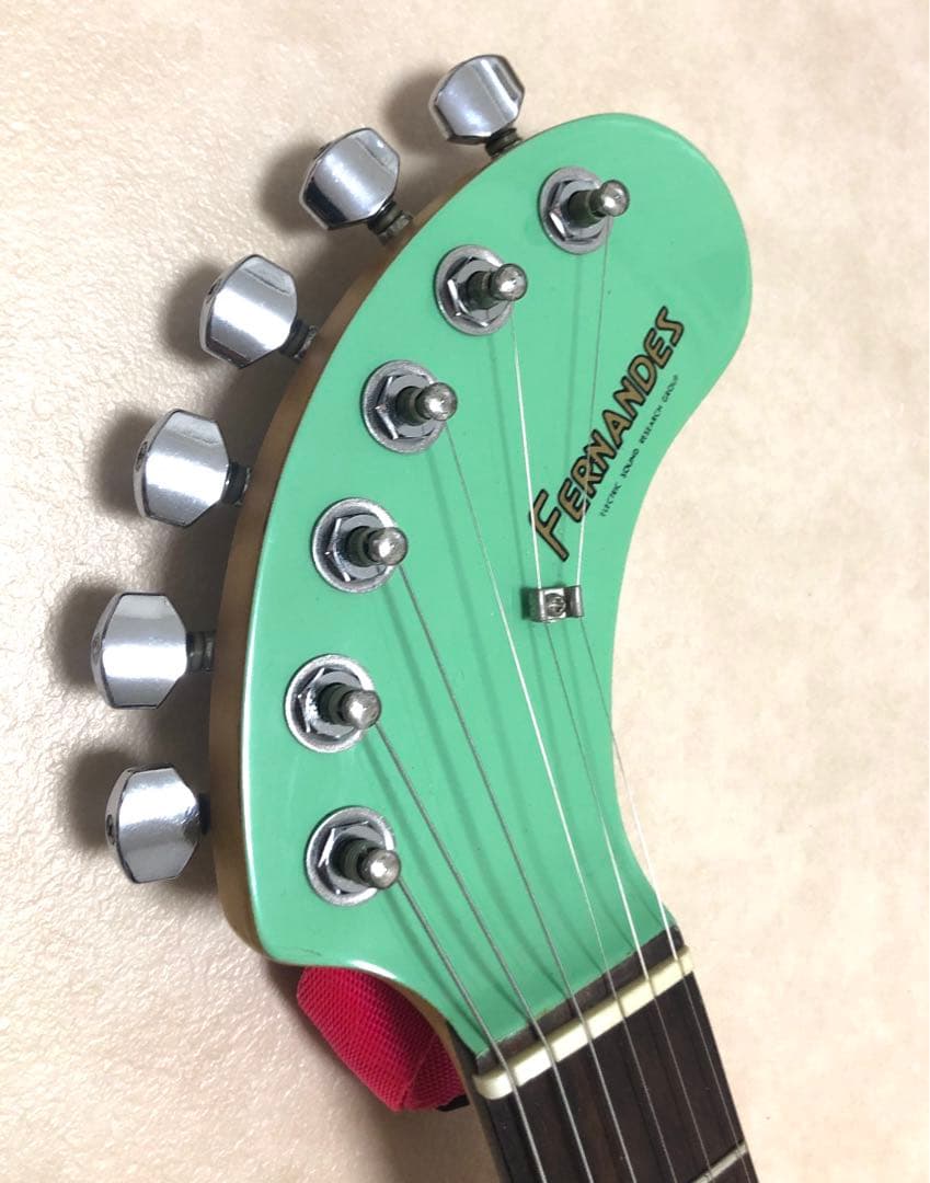 美品】ZO-3 ミントグリーン アンプ内蔵ミニギター ディマジオPU搭載