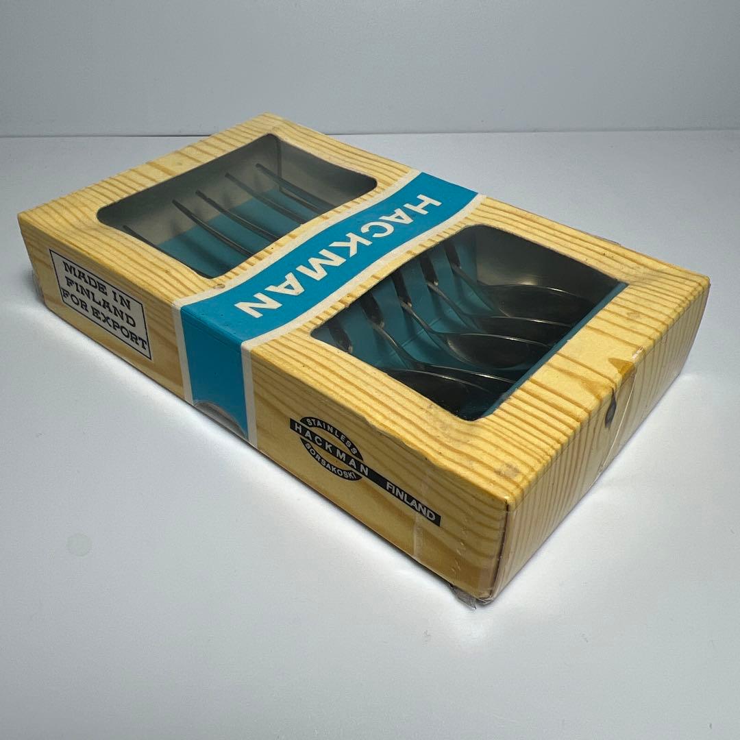 HACKMAN デザートスプーン ビンテージ フィンランド 6本set