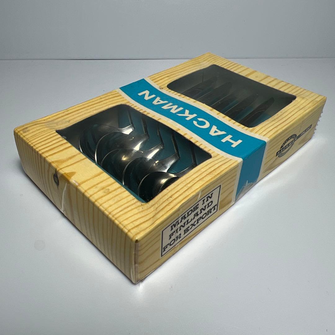 HACKMAN デザートスプーン ビンテージ フィンランド 6本set