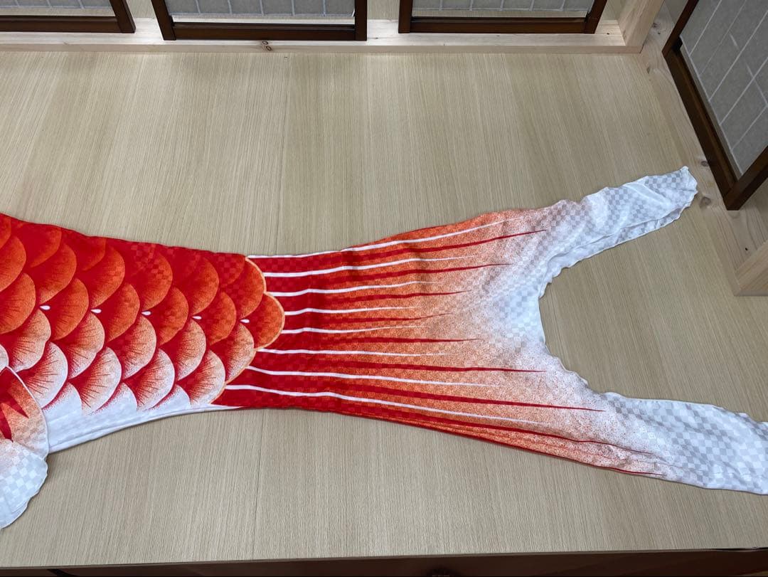 鯉のぼり　瑞宝撥水　赤い鯉　3メートル