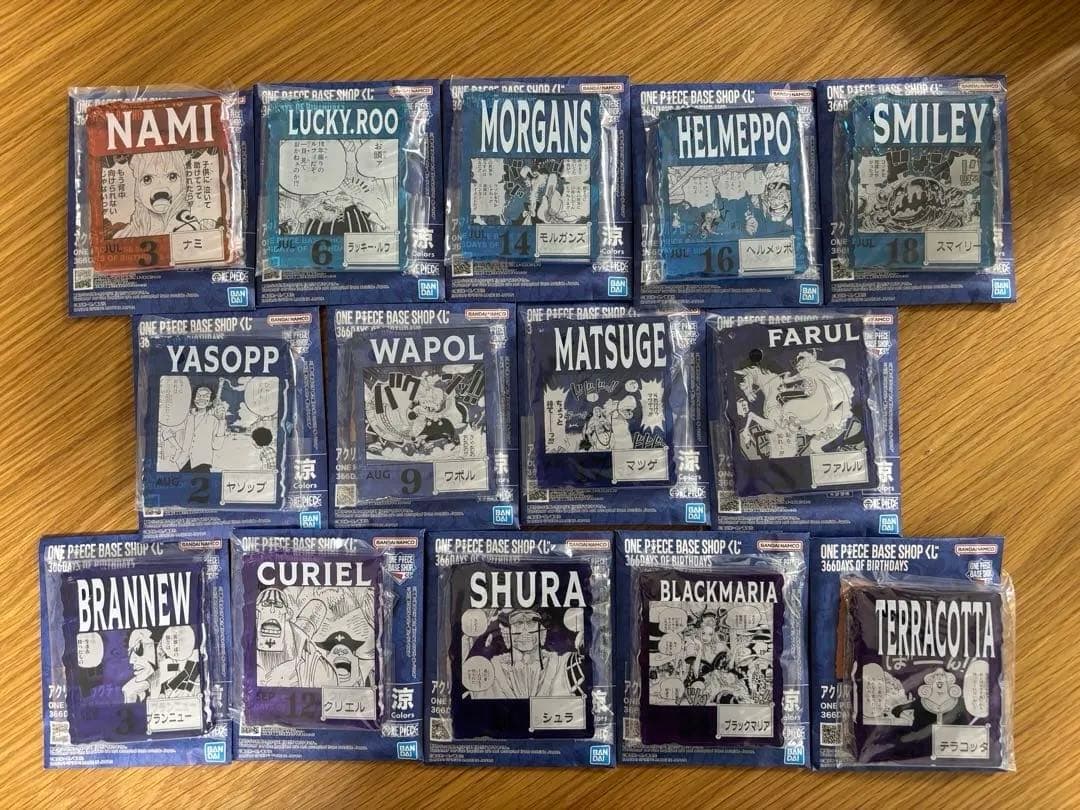 ワンピースベースショップ アクリルブロックチャーム賞 ナミ ほか