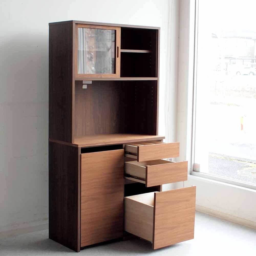 無印良品/MUJI ウォールナット材 木製カップボード ZR24452