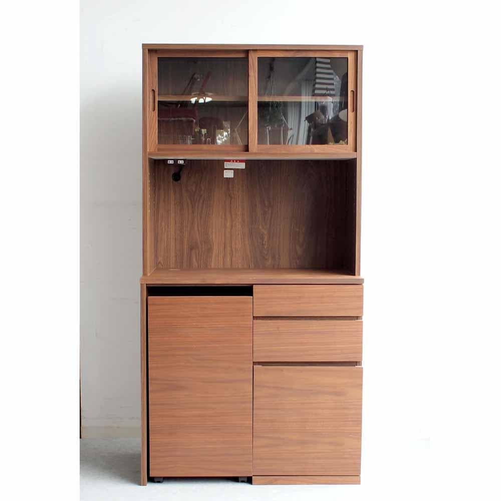 無印良品/MUJI ウォールナット材 木製カップボード ZR24452