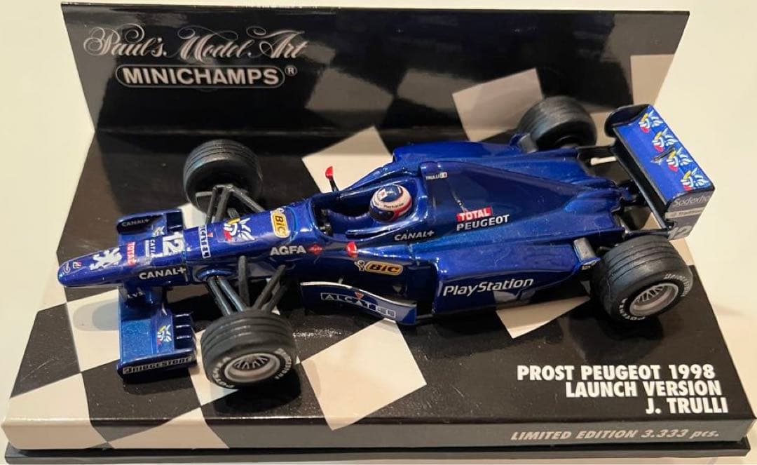 ミニチャンプス ミニカー F1 リジェ デパイユ、ヴィルヌーブ