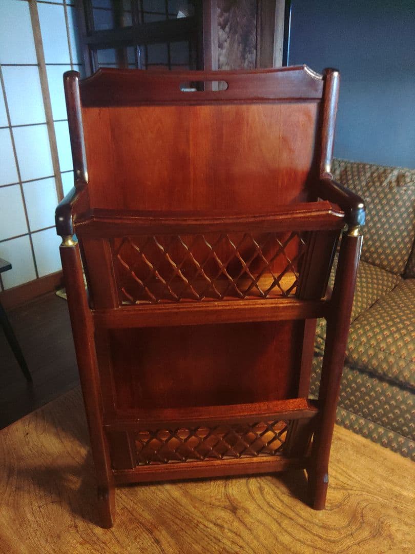 希少　koizumi ウッドラック　格子　コイズミ　アンティーク　ヴィンテージ