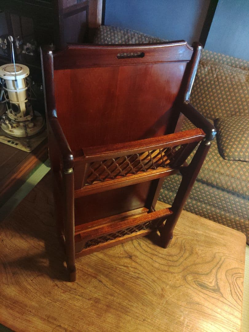 希少　koizumi ウッドラック　格子　コイズミ　アンティーク　ヴィンテージ