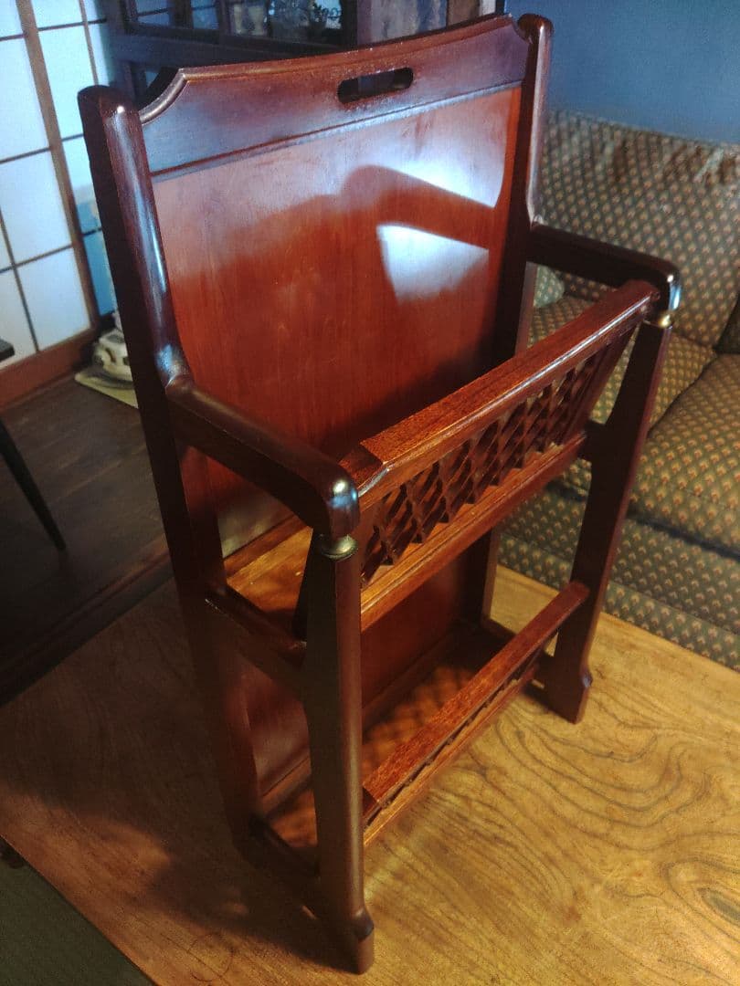 希少　koizumi ウッドラック　格子　コイズミ　アンティーク　ヴィンテージ