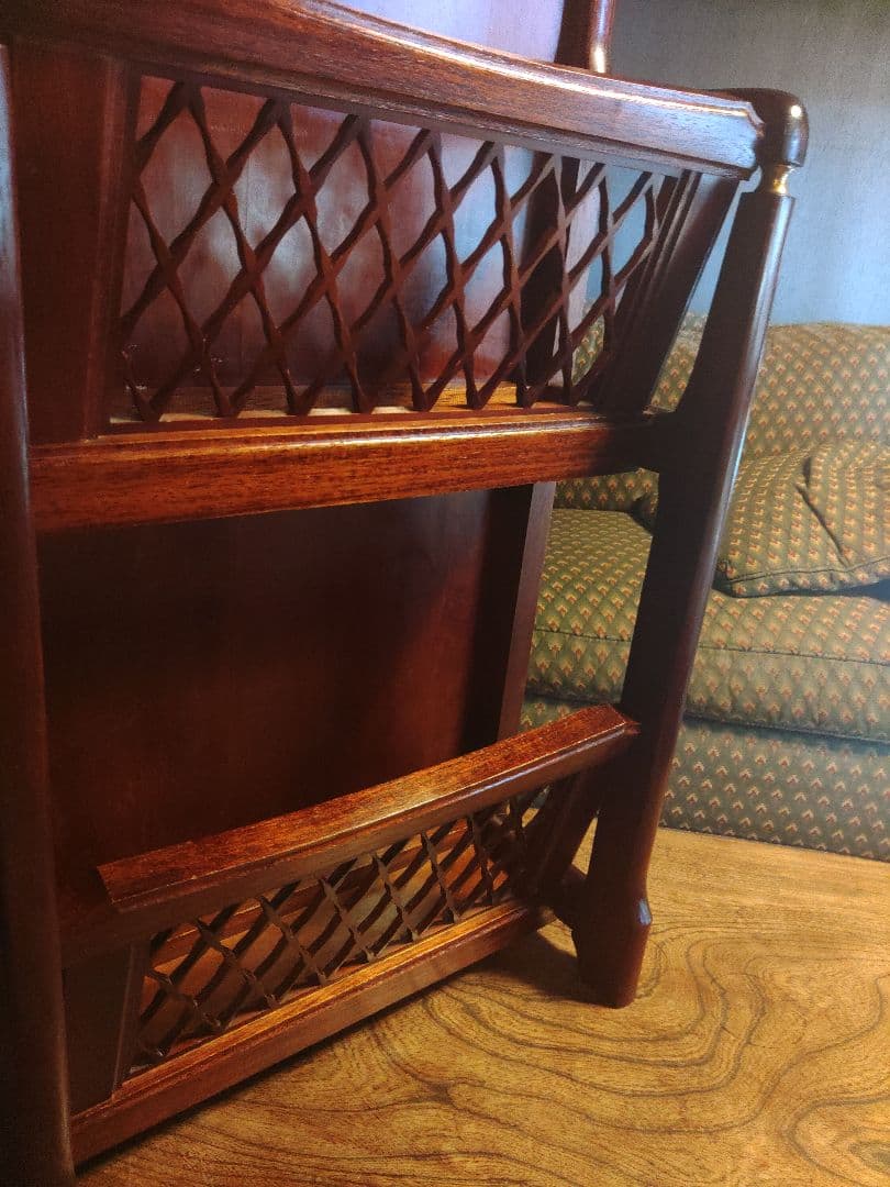 希少　koizumi ウッドラック　格子　コイズミ　アンティーク　ヴィンテージ