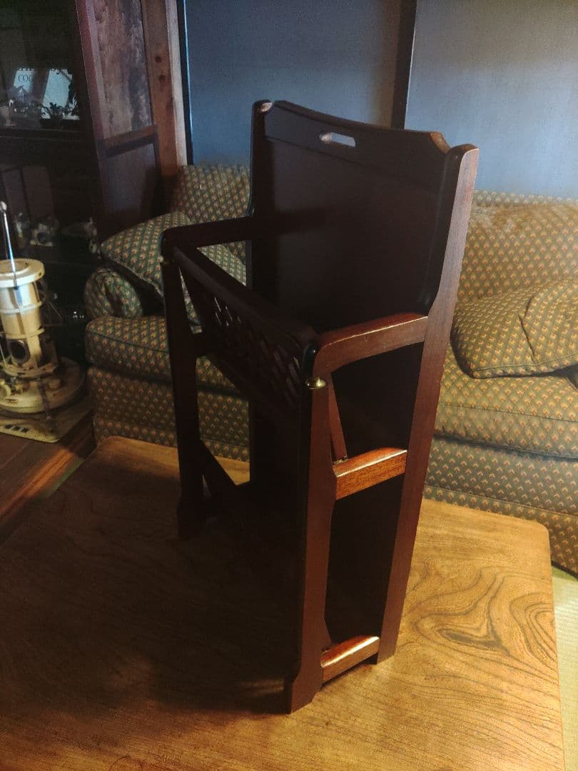 希少　koizumi ウッドラック　格子　コイズミ　アンティーク　ヴィンテージ