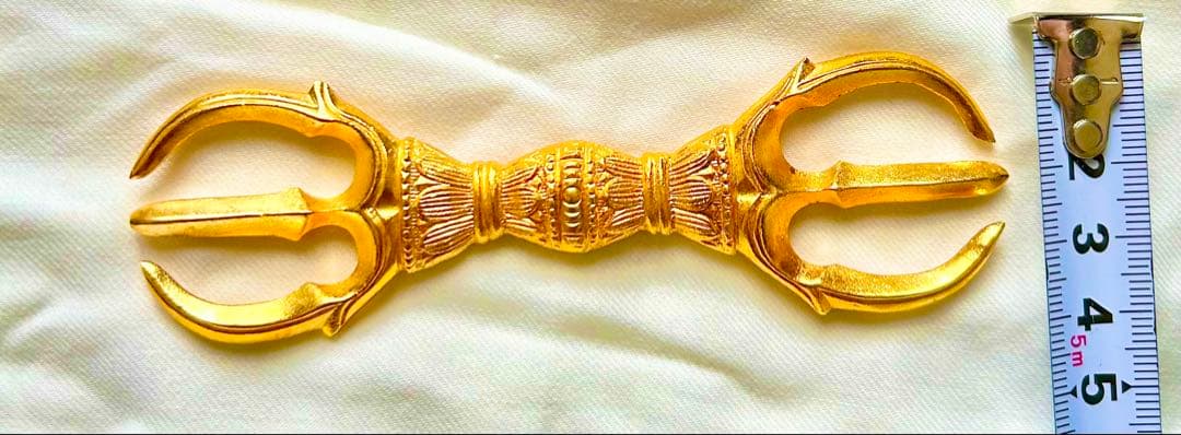 金運！悪魔払い！心願成就！12cm三鈷杵　特別祈祷済み三鈷杵　高野山