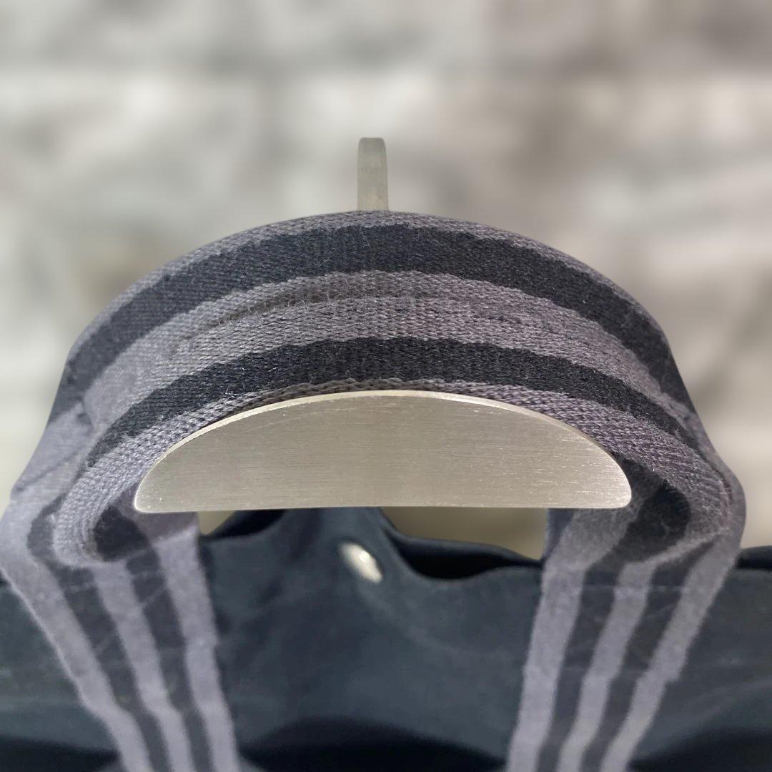 美品　HERMES エルメスフールトゥ MMトートバッグ　コットンキャンパス 黒