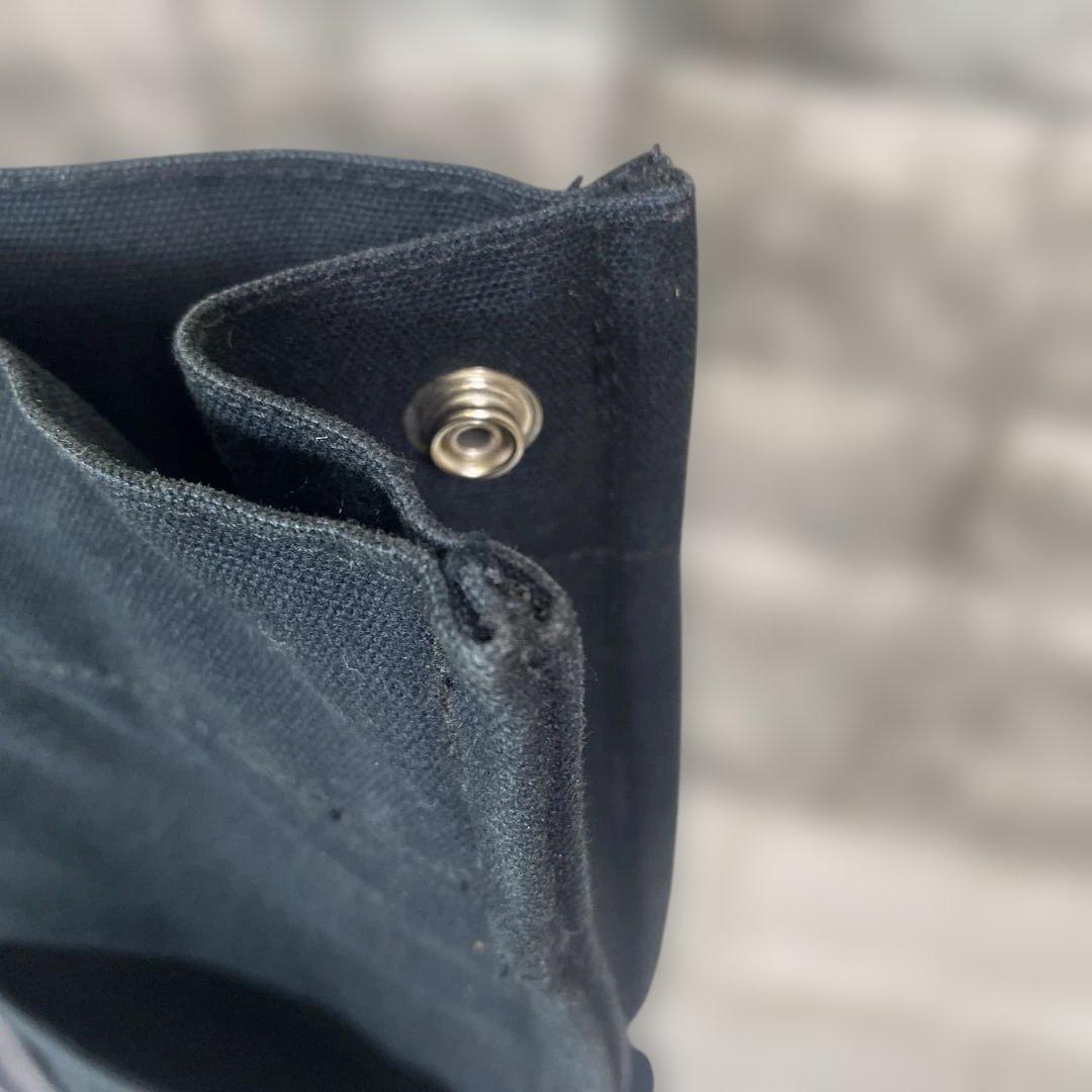 美品　HERMES エルメスフールトゥ MMトートバッグ　コットンキャンパス 黒