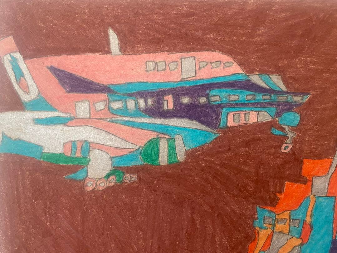 肉筆　湯元光男作　アウトサイダーアート　CIBONE 美術手帖掲載　インテリア