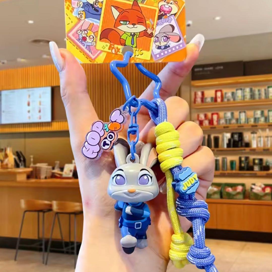ズートピア かわいい ジュディ・ホップス キーホルダー ストラップ