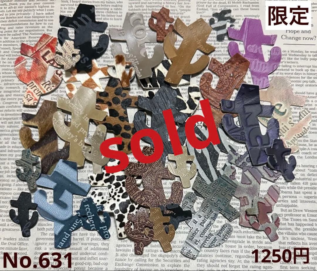 限定 No.631 帽子サボテンタグ ハンドメイド