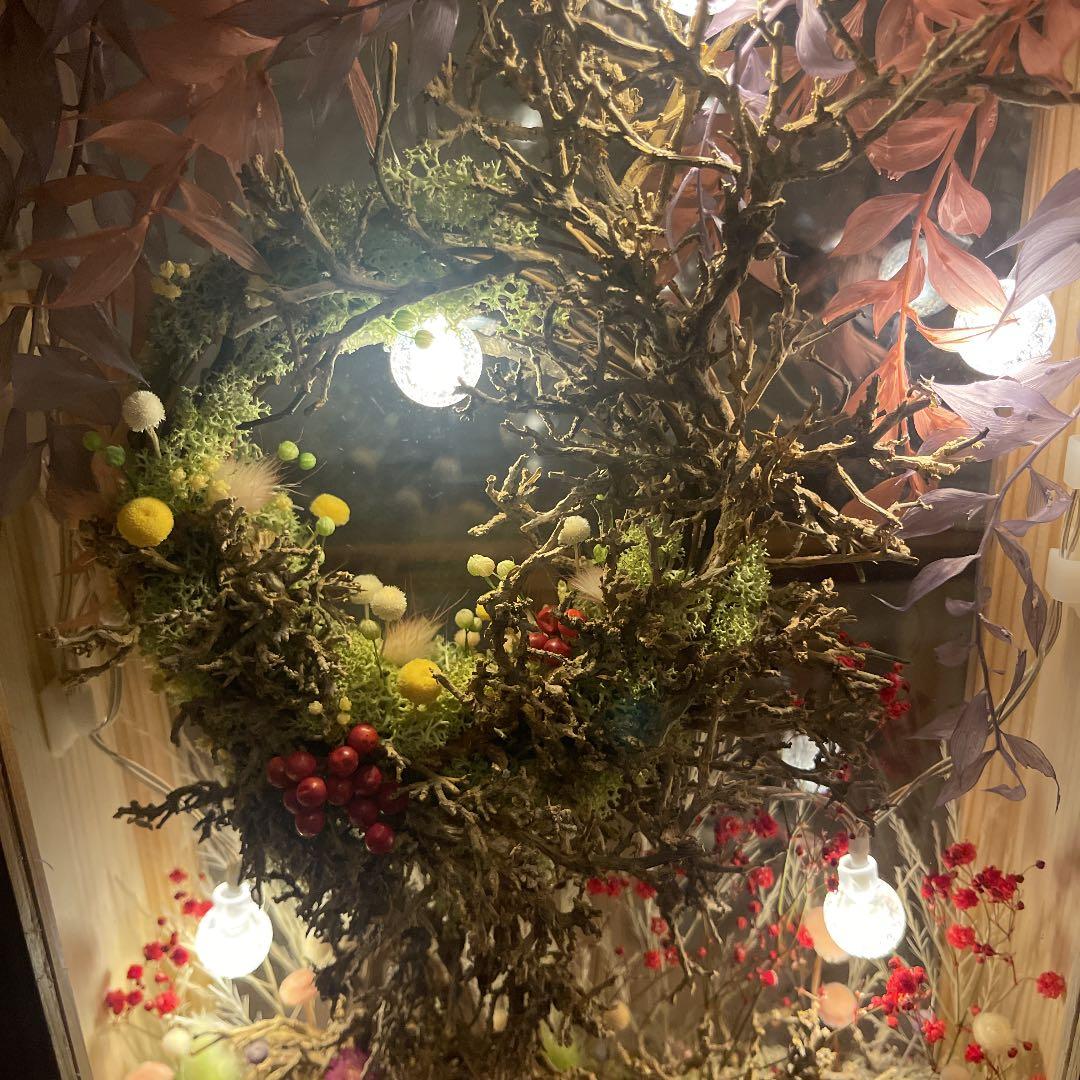 ドライフラワーアート『忘れられし木霊』