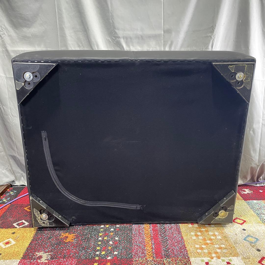 ♪ BeConcept 本革オットマン ソファ ブラック ビーコンセプト