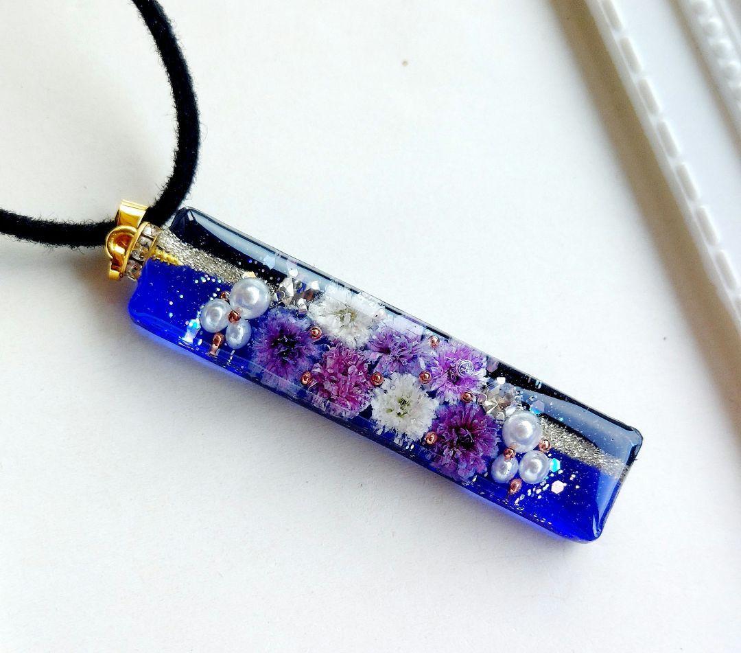 【1435】レジン　ネックレス　ペンダント　ハンドメイド