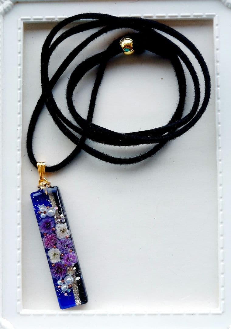 【1435】レジン　ネックレス　ペンダント　ハンドメイド