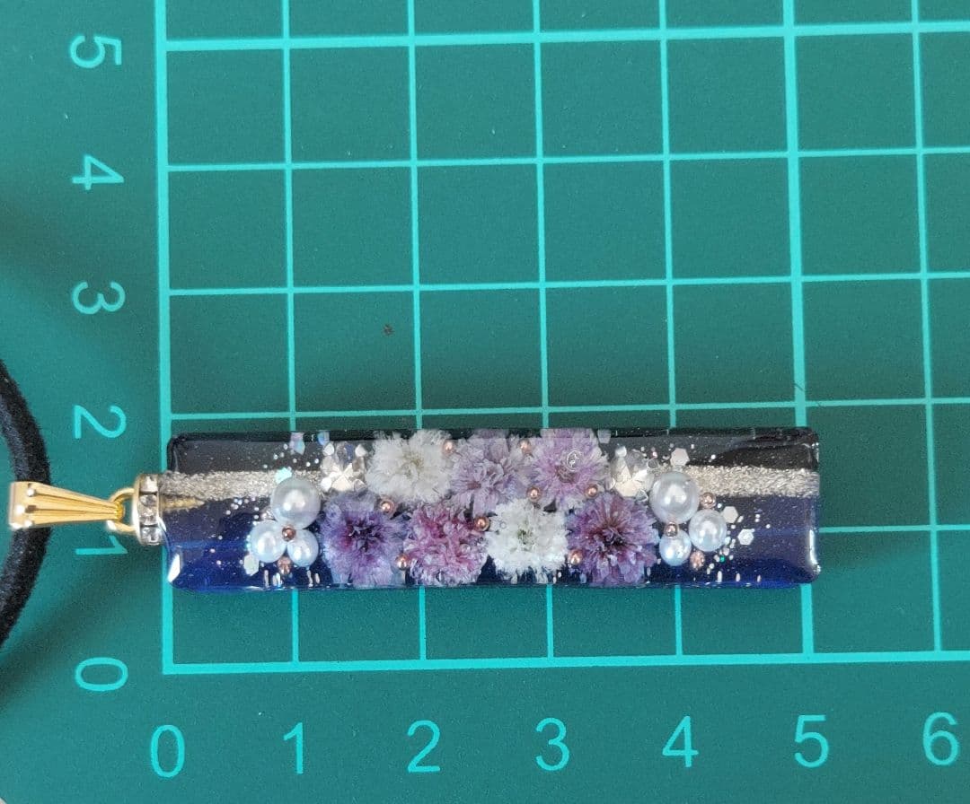 【1435】レジン　ネックレス　ペンダント　ハンドメイド