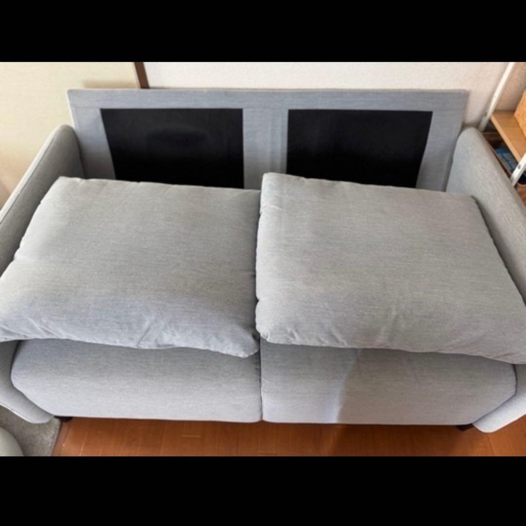 美品！ IKEA アンゲルスビー ソファー ライトグレー - メルカリ