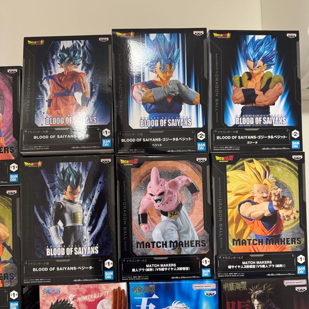 ドラゴンボール/ワンピース/呪術/キングダム プライズフィギュア21体
