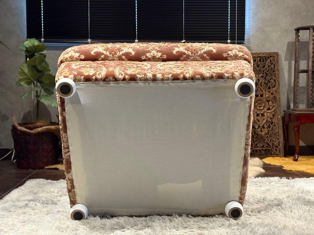 ソファ　ベロア　クラシック　金華山織　クラシカル　レッド　ヴィンテージ　IZ