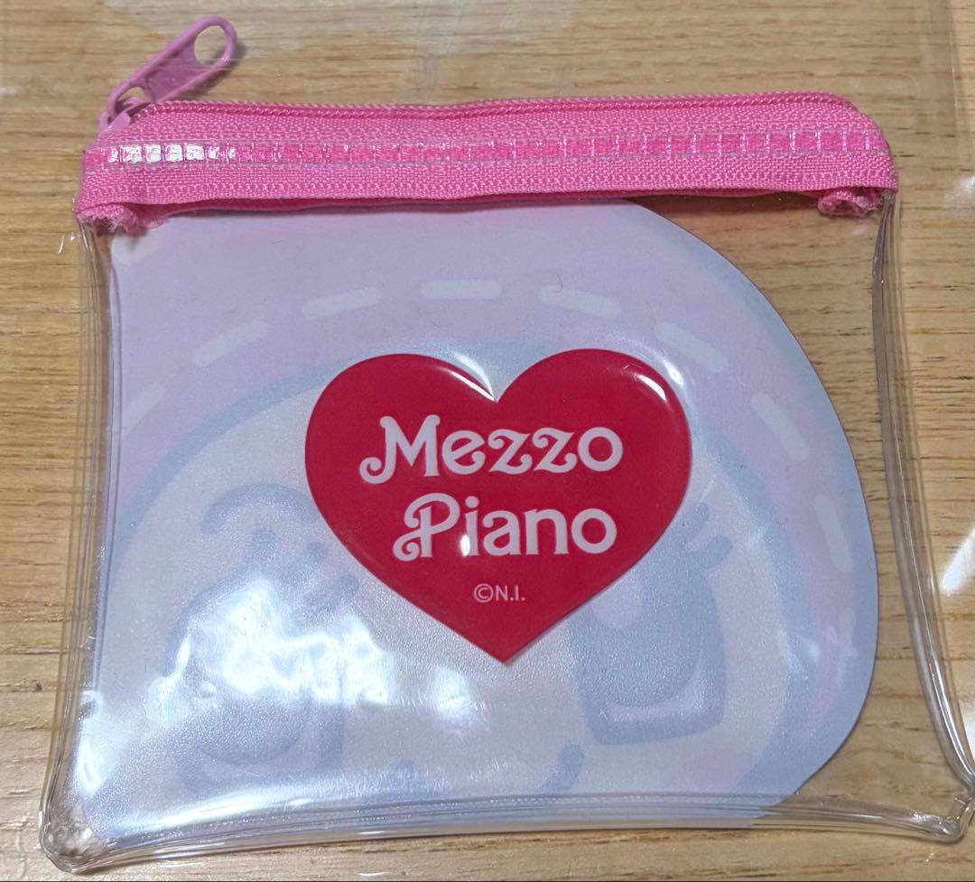 ナルミヤハッピーパーク 限定 クリアフラットポーチ メゾピアノ ベリエ