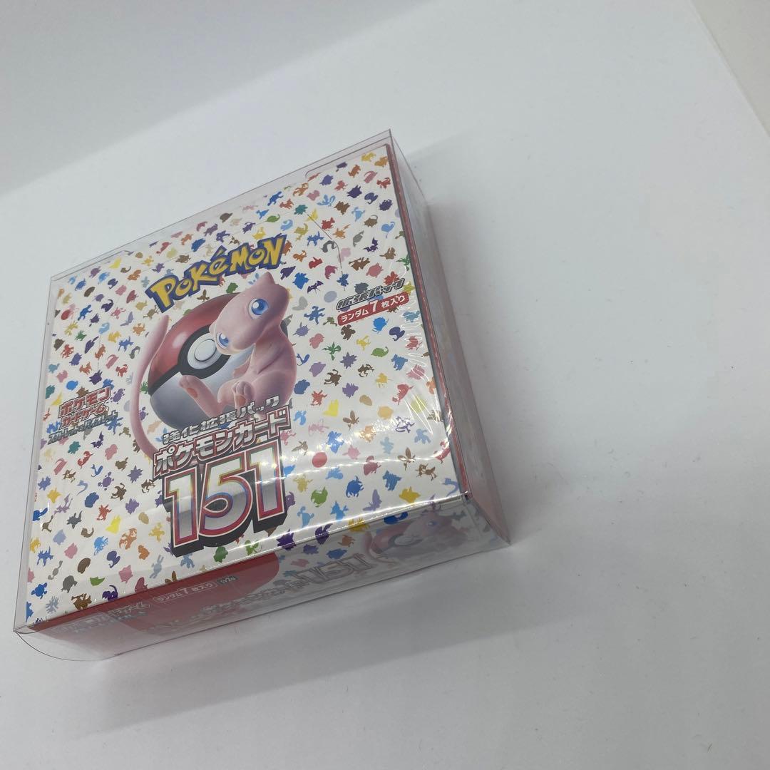 新品未開封、未使用】ポケモンカード 151 BOX シュリンク少し破れあり