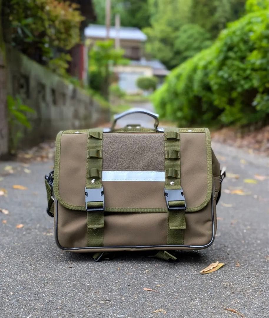 野良道具製作所x片岡商店 タクティカルスクールバッグ 未使用品