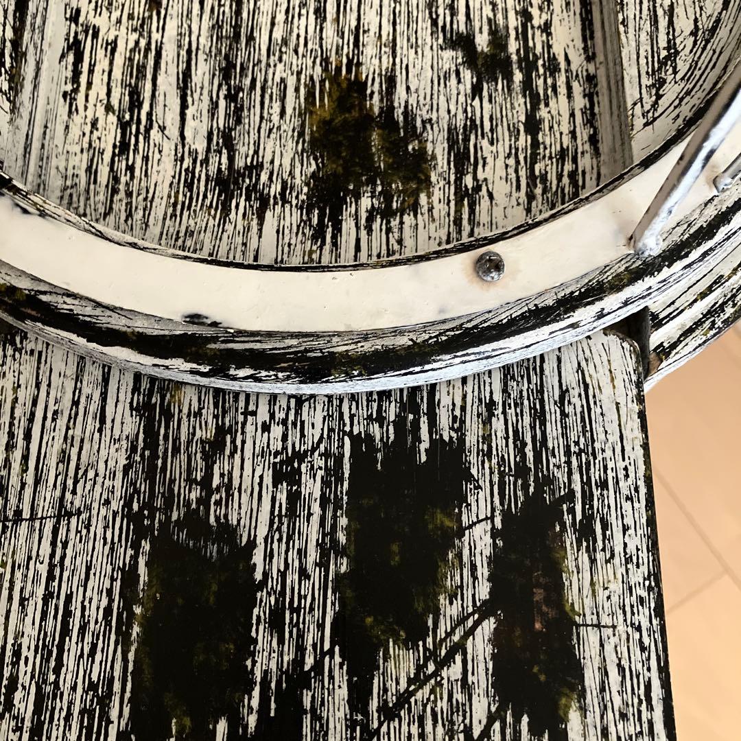 鳥かご アンティーク風 高さ142cm 金属 × 木製 ペイント ガーデニング