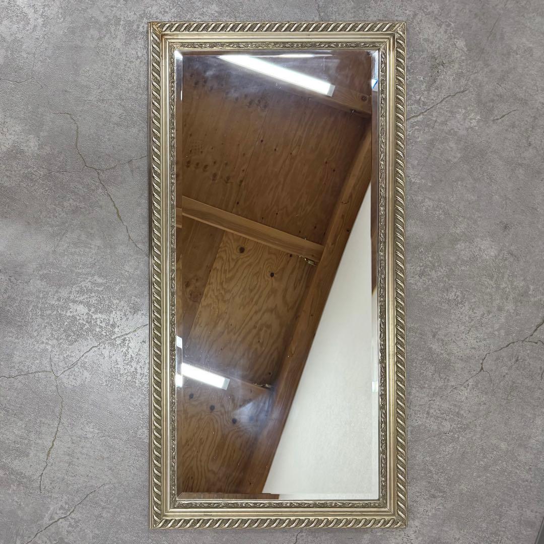 SNT1123 金縁 壁掛け アンティークミラー ウォールミラー ヴィンテージ