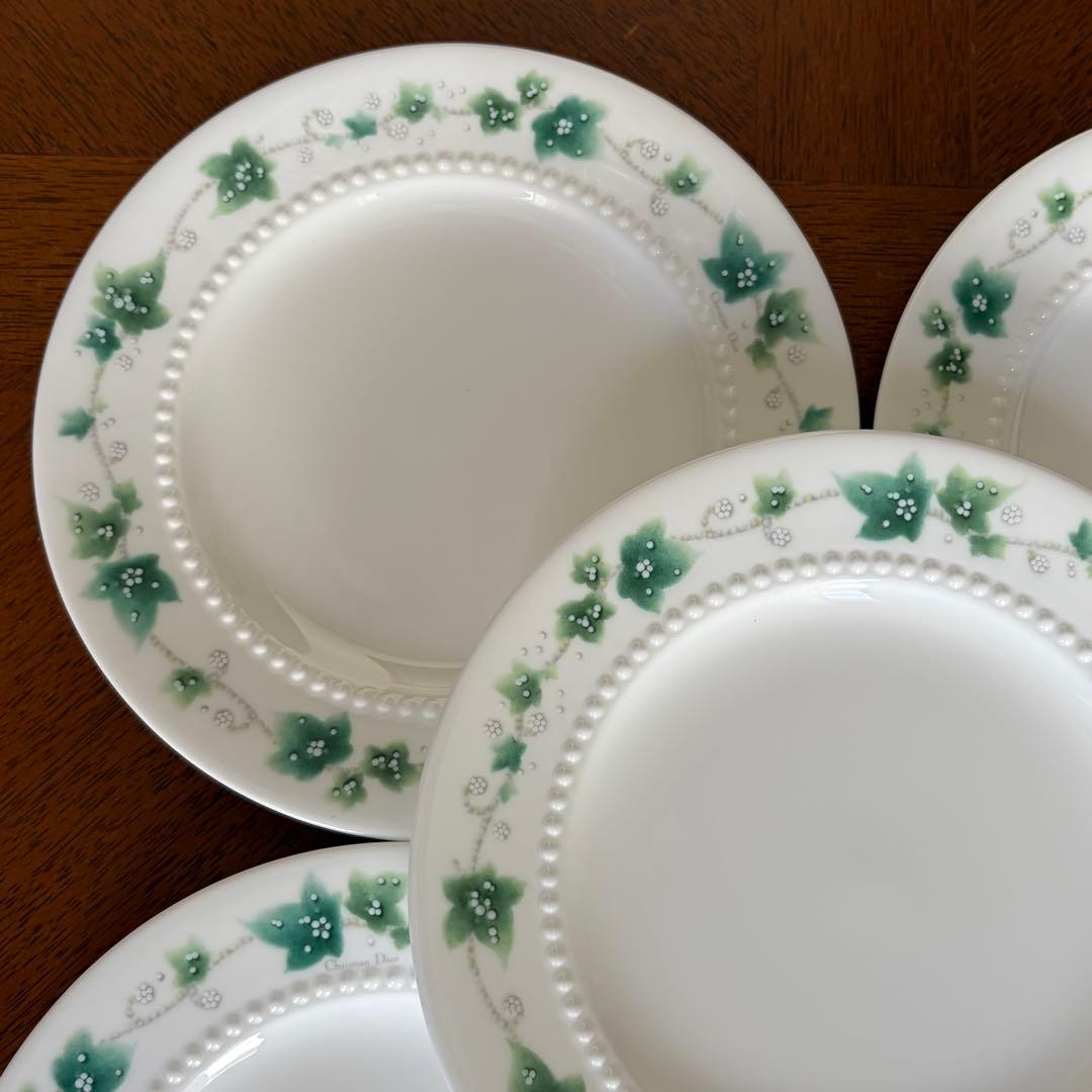 【美品】クリスチャンディオール★アイビー★ケーキ皿　5枚