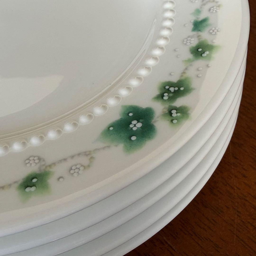 【美品】クリスチャンディオール★アイビー★ケーキ皿　5枚