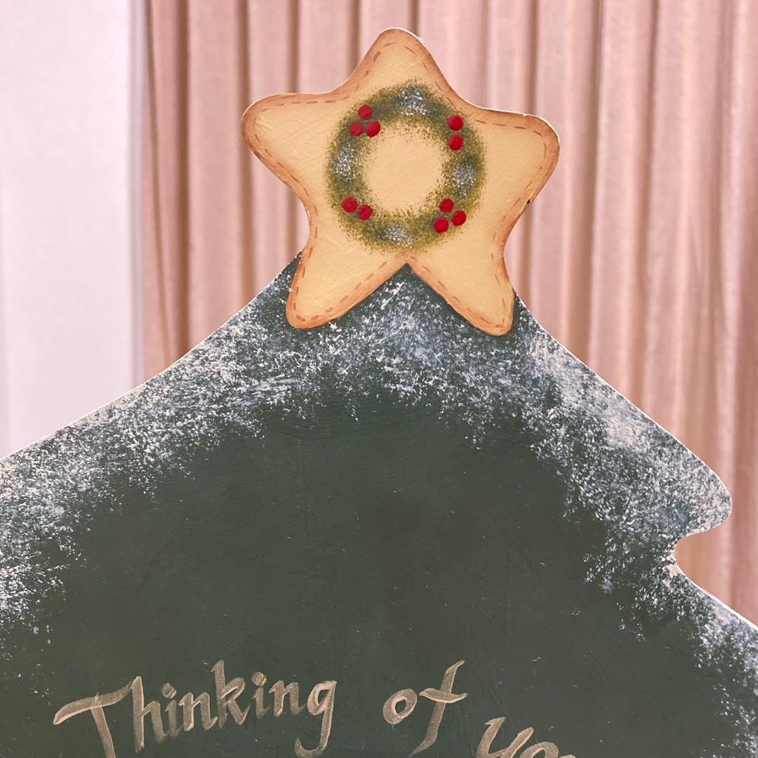 トールペイント　クリスマスツリー&サンタ