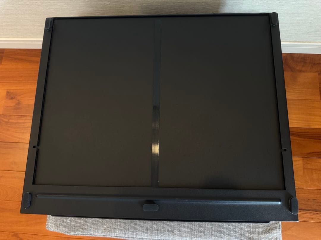 tower ツーウェイ キッチン家電下引き出し&スライドテーブル W45 黒