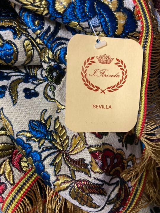 スペイン王室御用達 j.foronda ヴィンテージクロスマルチカバー