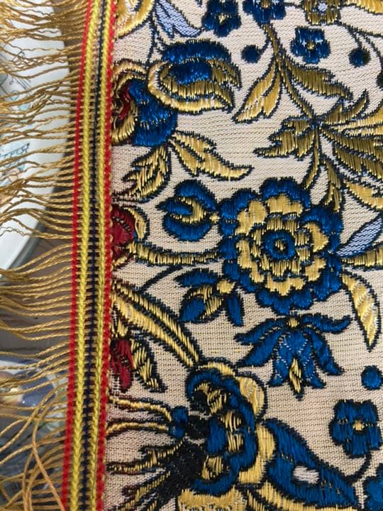 スペイン王室御用達 j.foronda ヴィンテージクロスマルチカバー