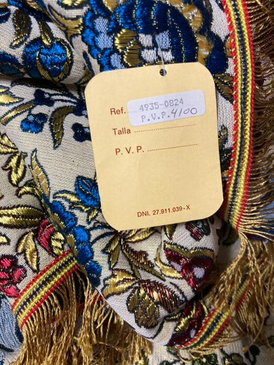 スペイン王室御用達 j.foronda ヴィンテージクロスマルチカバー