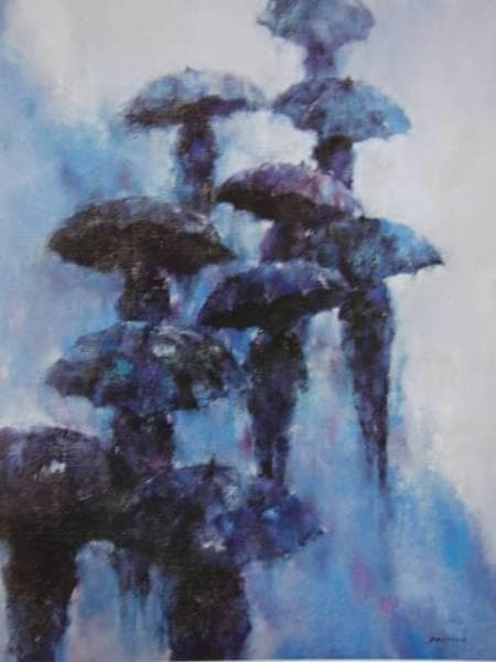 糸園和三郎、雨の日、希少な額装用画集より、美品、新品額装付 - メルカリ