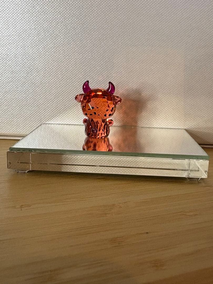 【超希少】【美品】スワロフスキー 干支 クリスタル 置物 丑（牛） 箱なし