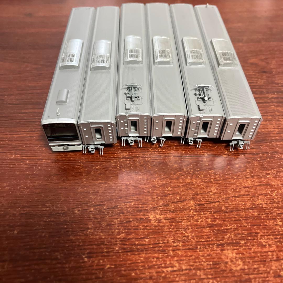 【訳あり品】 小田急3000形1次車ワイドドア編成6両セット 未使用インレタ付き