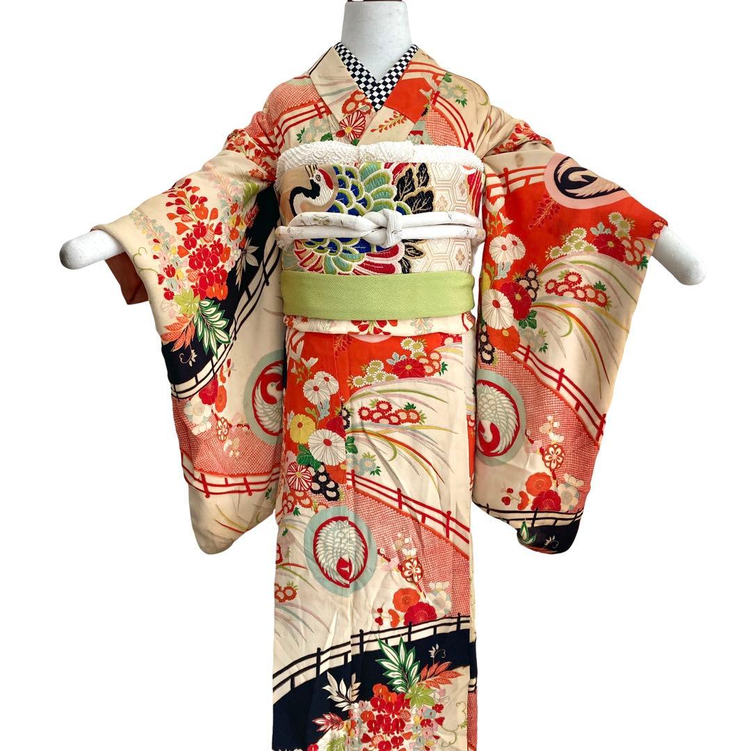 セミアンティーク　女の子　子供着物